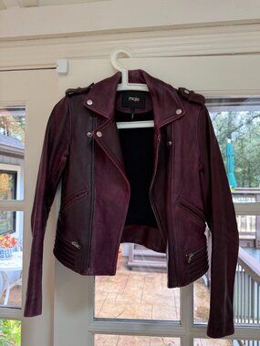 Maje Leather Jacket